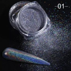 Holografische Glitter Poeder Paars / Lila - Nail Art - Rhinestones