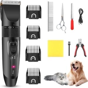 Hondentondeuse, Hundeschermaschine / Dog clippers - Dierenhaartrimmer, Hondentondeuse Kit Hond Verzorging