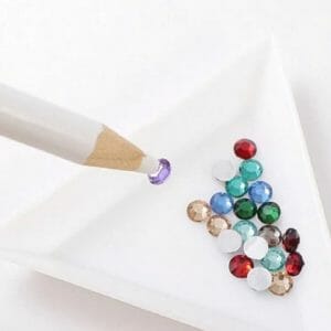 Hotfix applicator pen - 4 stuks - voor steentjes rhinestones voor nail art kleding