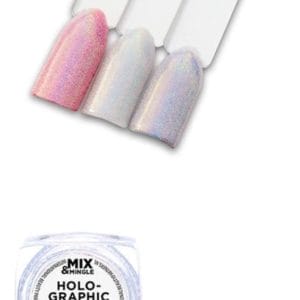 IBP Mix & Mingle Nail Art holographic silver 5gr