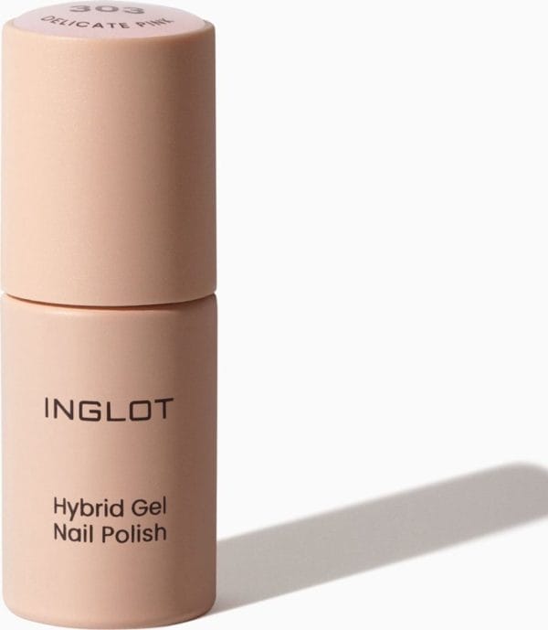 Inglot hybrid gel nagellak - 303 - delicate pink | gellak | gellac | hema vrij & vegan