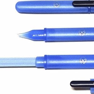 IOXIO Care Keramische Nagelvijl Blauw/Transparant - Professionele Keramische Nagelvijl, lengte 14 cm, vijloppervlak 8,5 x 1 cm