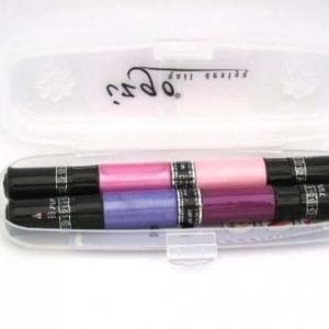 IZGO Naildesign 2 in 1 Nagellak DUO Nail Art Pen Pinky Violet Set