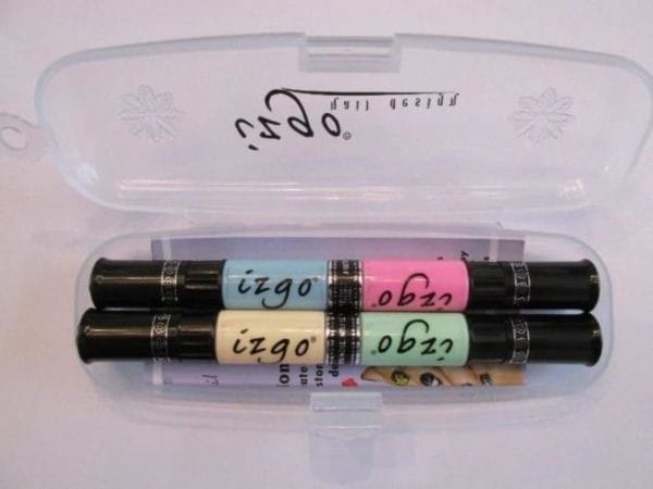 Izgo naildesign2 in 1 nagellak duo nail art pen spring pastels set