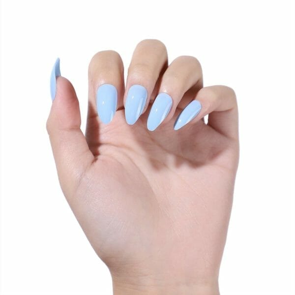 Ice cold - nail tabs - press on nails - nep nagels - plak nagels blauw