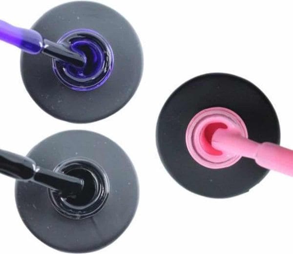Influence Gellac 3 x 10 ml - PRECIOUSPURPLE & BADBLACK & PERKYPINK - UV / LED Gellak - Gel nagellak - Gel lak - Paars Zwart Roze