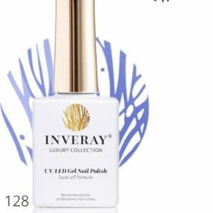 Inveray Gellak - Gel Polish Nr. 128 - Lavender Sky - Professionele Gelpolish ook voor thuis - HEMA 12 vrij Vegan - Kleur Paars Purper - Nagellak - Nagels -Manicure - Nagelstylist