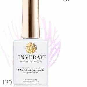 Inveray Gellak - Gel Polish Nr. 130 - Lilac Lady - Professionele Gelpolish ook voor thuis - HEMA 12 vrij Vegan - Kleur Pastel roze - French nails - Nagellak - Nagels - Manicure - Nagelstylist