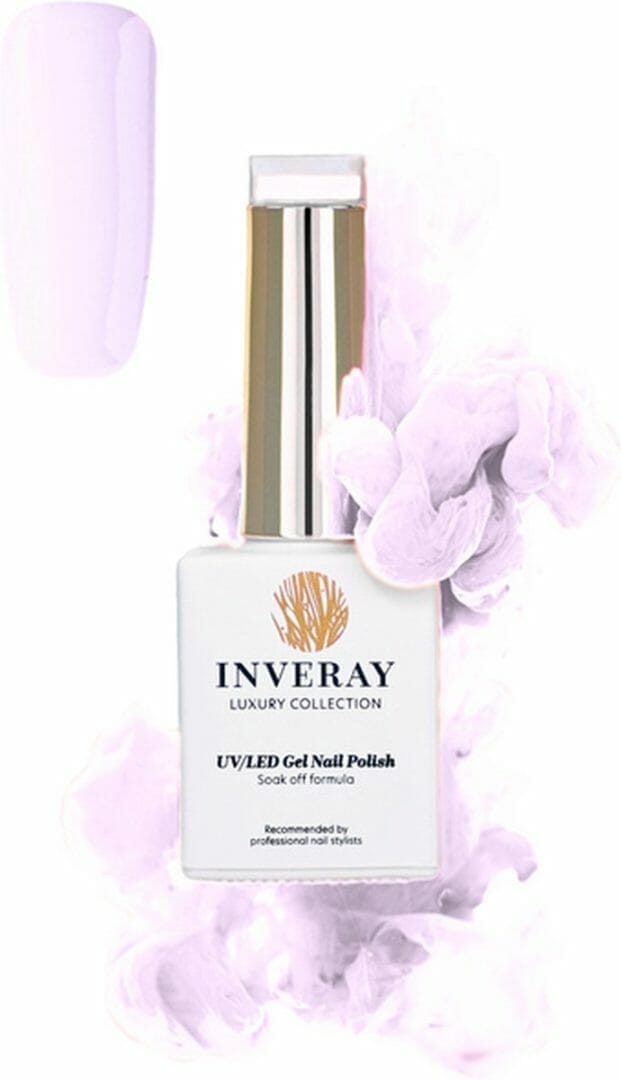 Inveray Gellak - Gel Polish Nr. 130 - Lilac Lady - zowel voor de professional als voor thuis - HEMA 12 free