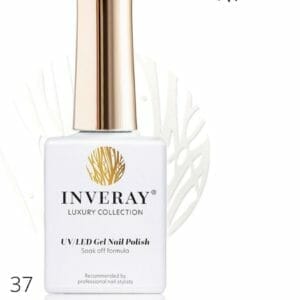 Inveray Gellak - Gel Polish Nr. 37 - Innosence - Professionele Gelpolish ook voor thuis - HEMA 12 free - Witte Nagellak - Nagels - French Manicure