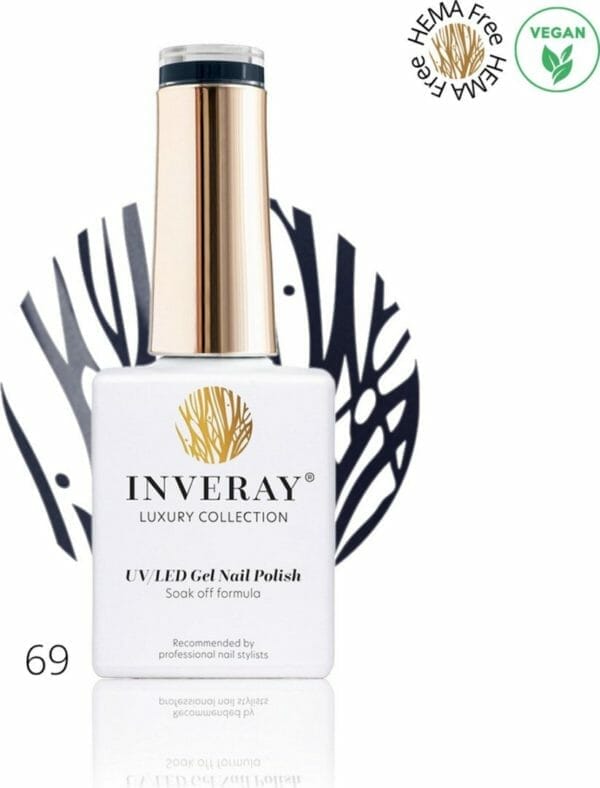 Inveray gellak - gel polish nr. 69 - quest - professionele gelpolish ook voor thuis - hema 12 free - vegan - kleur - nagellak - nagels - manicure