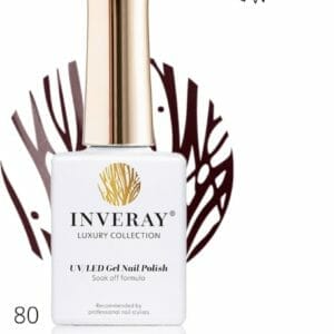 Inveray Gellak - Gel Polish Nr. 80 - Unity - Professionele Gelpolish ook voor thuis - HEMA 12 free - Vegan - Kleur - Nagellak - Nagels - Manicure