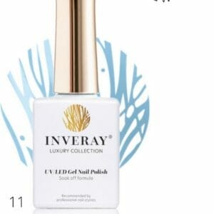Inveray Gellak - UV/Led - Gel Polish Nr. 11 - Divine - Professionele Gelpolish ook voor thuis - HEMA 12 free - Vegan - Manicure - Pedicure - Blauwe Nagellak - Nagels