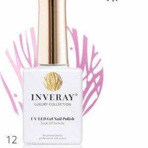 Inveray Gellak - UV/Led - Gel Polish Nr. 12 - Intellect - Professionele Gelpolish ook voor thuis - HEMA 12 free - Vegan - Manicure - Pedicure - Paars - Purper - Nagellak - Nagels