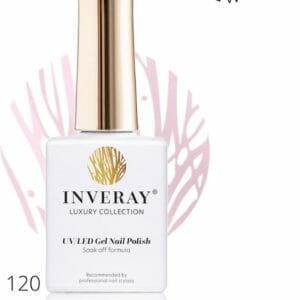 Inveray Gellak - UV/Led - Gel Polish Nr. 120 - Candor - Professionele gellak ook voor thuis - HEMA 12 free - Vegan - Roze Nagellak - Nagels