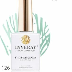 Inveray Gellak - UV/Led - Gel Polish Nr. 126 Spot On Sopot - Professionele gellak ook voor thuis - HEMA 12 free - Vegan - Groene Nagellak - Nagels