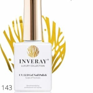 Inveray Gellak - UV/Led - Gel Polish Nr. 143 - Sunflower - Professionele Gelpolish ook voor thuis - HEMA 12 vrij- Vegan - nagellak - Nagels