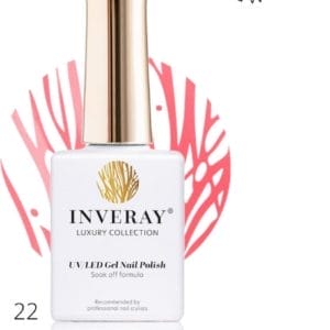 Inveray Gellak -UV/Led - Gel Polish Nr. 22 - Excitement - Professionele Gelpolish ook voor thuis - HEMA 12 free - Roze Nagellak - Nagels