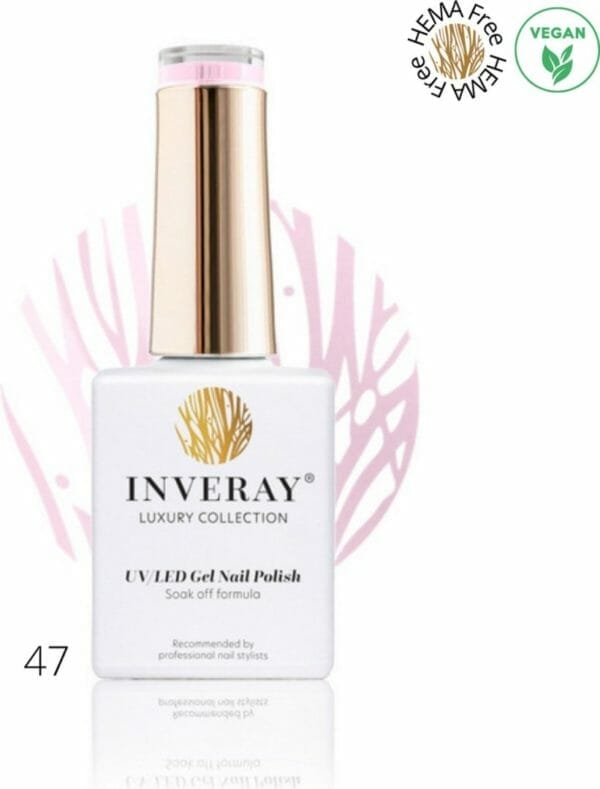 Inveray gellak - uv/led - gel polish nr. 47 - youth - professionele gellak ook voor thuis - hema 12 free!