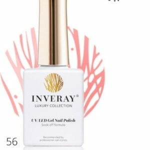 Inveray Gellak - UV/Led - Gel Polish Nr. 56 - Emotion - Professionele Gellak ook voor thuis - HEMA 12 free - Vega, - Kleur - Zalm roze - Nagellak - Nagels UV/led