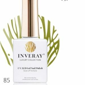 Inveray Gellak - UV/Led - Gel Polish Nr. 85 - Creativity - Professionele gellak ook voor thuis - HEMA 12 vrij - Vegan - Kleur groen - Manicure - Nagelstylist