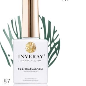Inveray Gellak - UV/Led - Gelpolish Nr. 87 - Hope - Professionele Gelpolish ook voor thuis - HEMA 12 vrij- Vegan - Groene nagellak - Nagels