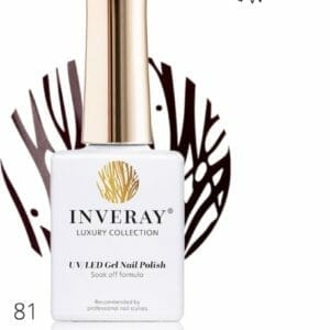 Inveray Gellak - UV/Led UV/Led - Gel Polish Nr. 81 - Existence - Professionele gellak ook voor thuis - HEMA 12 free- Vegan - Bruine Nagellak - Nagels