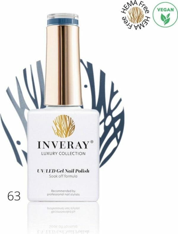 Inveray gellak - gel polish nr. 63 - sway - professionele gelpolish ook voor thuis - hema 12 free - vegan - kleur - nagellak - nagels - manicure