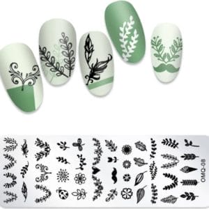 Isabelle Nails Nagel Stempel Plaat Voor Nagel Decoratie OMQ-08