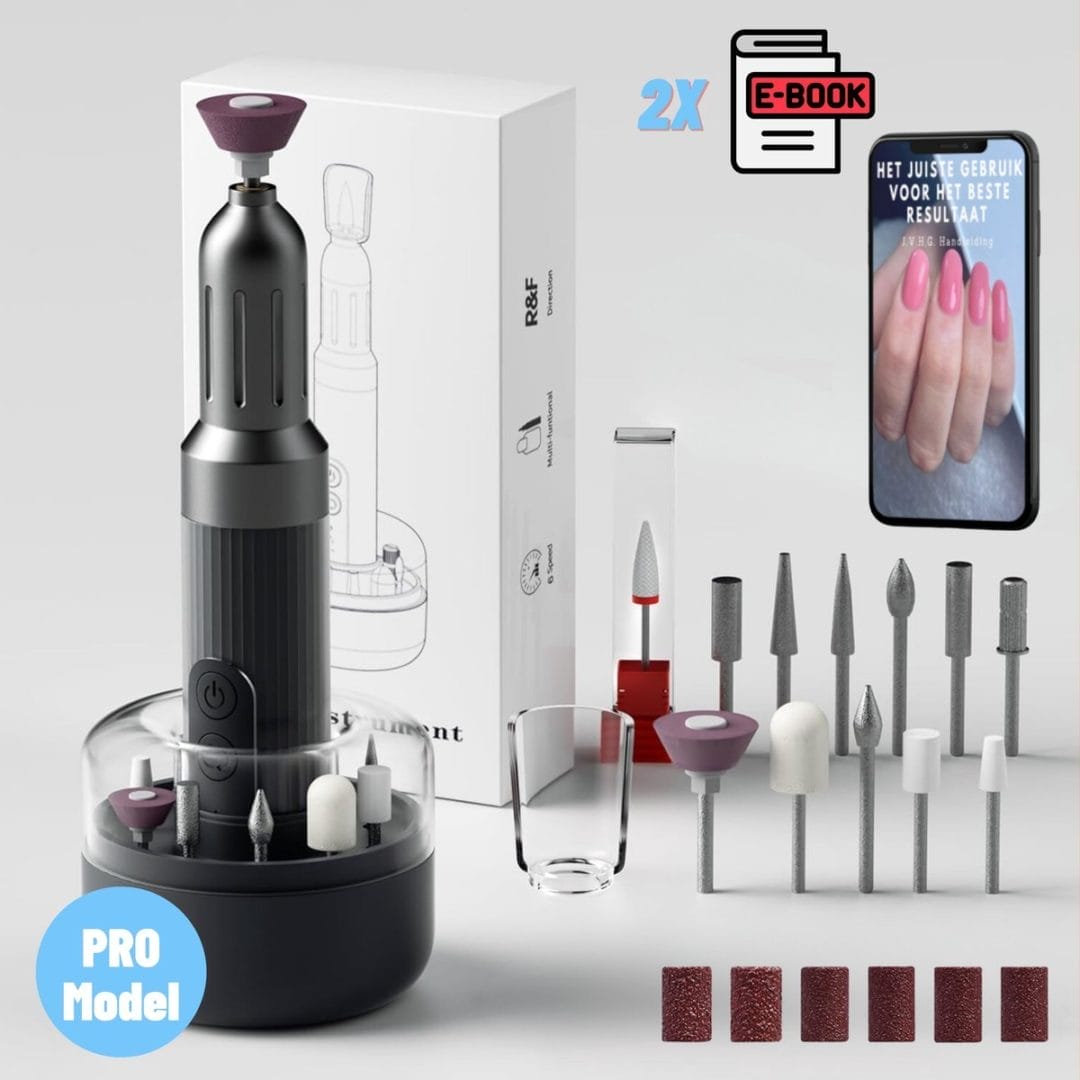 J. V. H. G. Elektrische nagelvijl pro - elektrische nagelvijl - draadloze nagelfrees - manicure set - perfecte nagelverzorging - krachtig veelzijdig - thuisgebruik - salonwaardige resultaten - luxe nagelverzorging - perfect cadeau J. V. H. G. Elektrische nagelvijl pro - elektrische nagelvijl - draadloze nagelfrees - manicure set - perfecte nagelverzorging - krachtig veelzijdig - thuisgebruik - salonwaardige resultaten - luxe nagelverzorging - perfect cadeau
