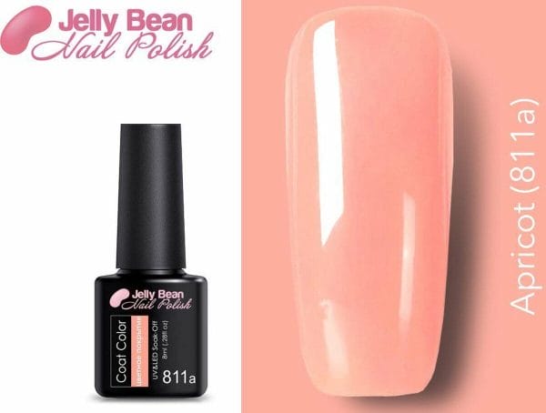 Jelly Bean Nail Polish Gel Nagellak - Gellak - Apricot (811a) - UV Nagellak 8ml