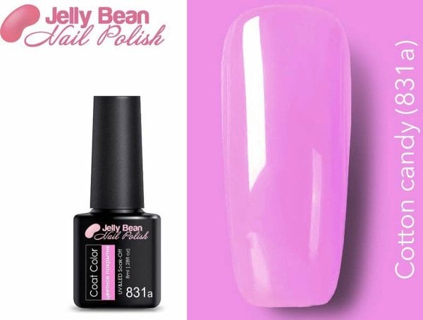 Jelly Bean Nail Polish Gel Nagellak - Gellak - Cotton candy (831a) - UV Nagellak 8ml