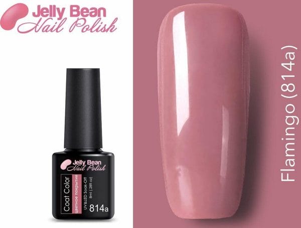 Jelly Bean Nail Polish Gel Nagellak - Gellak - Flamingo (814a) - UV Nagellak 8ml