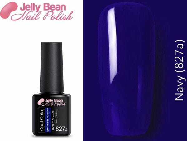 Jelly Bean Nail Polish Gel Nagellak - Gellak - Indigo (827a) - UV Nagellak 8ml
