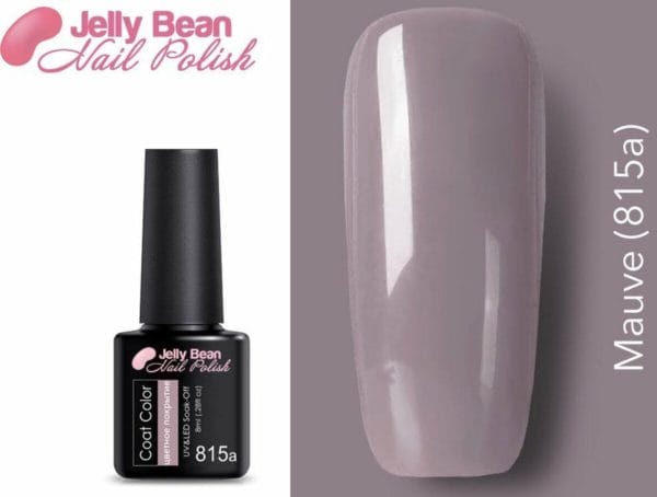 Jelly bean nail polish gel nagellak - gellak - mauve (815a) - uv nagellak 8ml