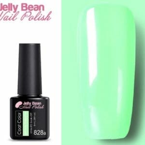 Jelly Bean Nail Polish Gel Nagellak - Gellak - Mint (828a) - UV Nagellak 8ml