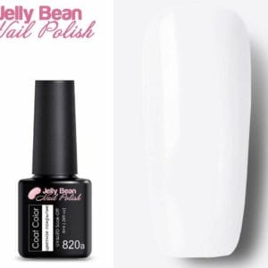 Jelly Bean Nail Polish Gel Nagellak - Gellak - White (820a) - UV Nagellak 8ml