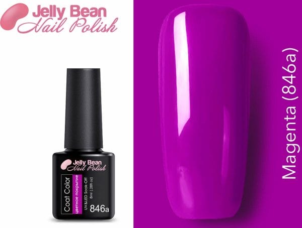 Jelly Bean Nail Polish Gel Nagellak - Magenta (846a) - UV gellak 8ml