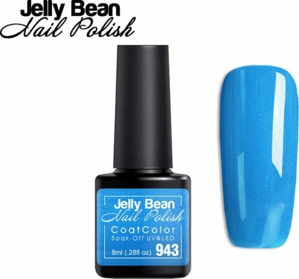 Jelly bean nail polish gel nagellak new - gellak - arctic shimmer - uv nagellak 8ml