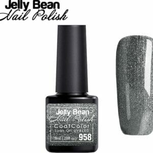 Jelly Bean Nail Polish Gel Nagellak New - Gellak - Graphite Shimmer - Glitter - UV Nagellak 8ml