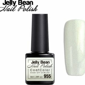 Jelly Bean Nail Polish Gel Nagellak New - Gellak - Ivory Shimmer - Glitter - UV Nagellak 8ml