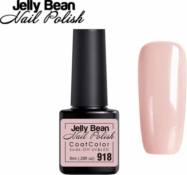 Jelly Bean Nail Polish Gel Nagellak New - Gellak - Rose - UV Nagellak 8ml