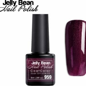 Jelly Bean Nail Polish Gel Nagellak New - Gellak - Sangria Shimmer - Glitter - UV Nagellak 8ml