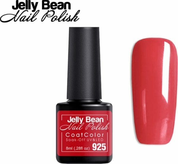 Jelly bean nail polish gel nagellak new - gellak - velvet - uv nagellak 8ml