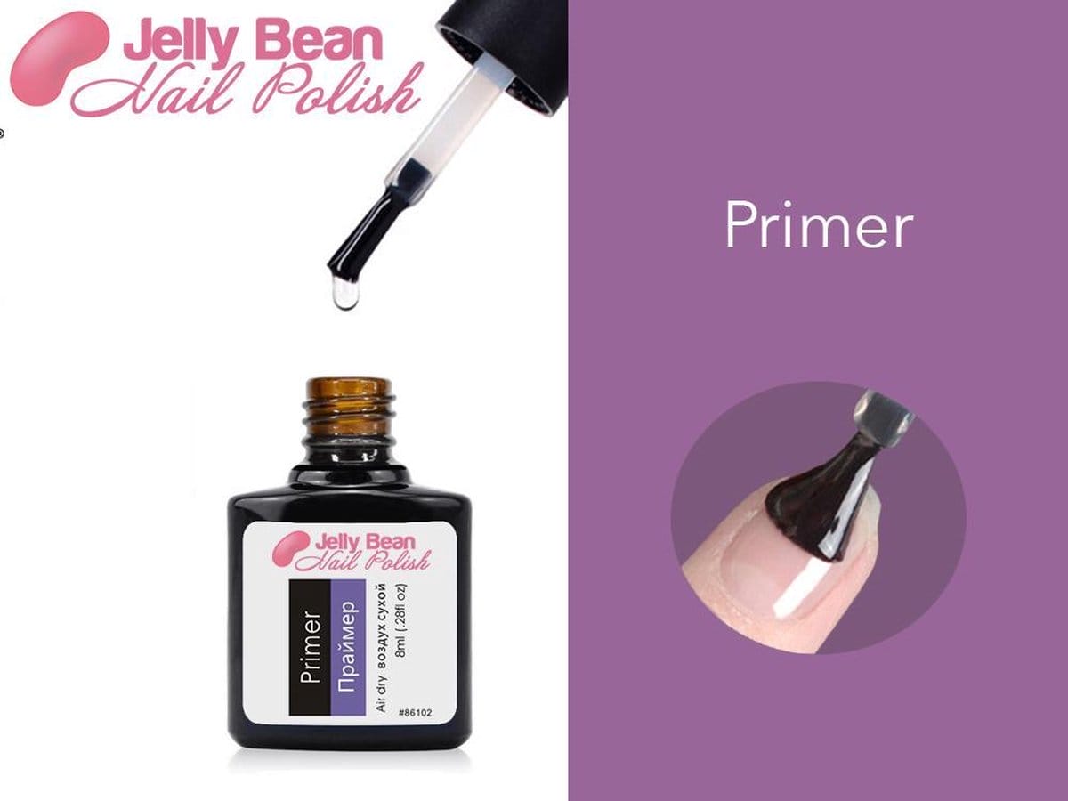 Jelly bean nail polish gel nagellak - primer 8ml - voor betere hechting van nagellak en gellak Jelly bean nail polish gel nagellak - primer 8ml - voor betere hechting van nagellak en gellak