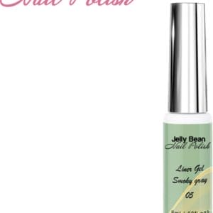 Jelly Bean Nail Polish gel liner Grijs Groen - nail art line gel Smoky Gray (#05) - UV gellak liner 8ml