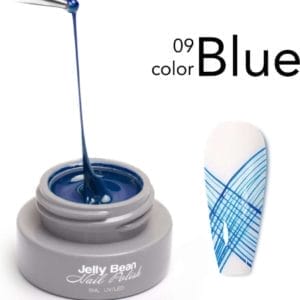 Jelly Bean Nail Polish spider gel Blauw - nail art gel Blue - UV gellak 5ml