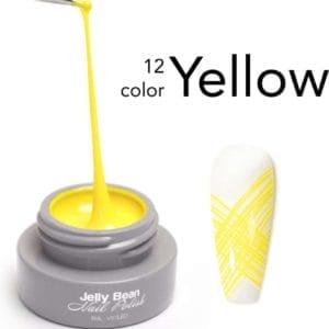 Jelly Bean Nail Polish spider gel Geel - nail art gel Yellow - UV gellak 5ml