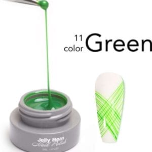 Jelly Bean Nail Polish spider gel Groen - nail art gel Green - UV gellak 5ml