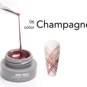 Jelly Bean Nail Polish spidergel Lichtbruin - nail art gel Champagne - UV gellak 5ml